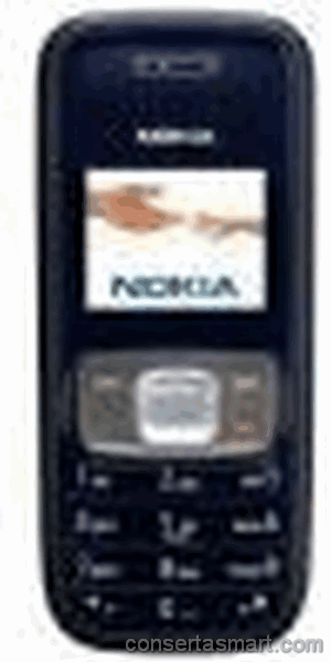 botão ruim emperrado Nokia 1209