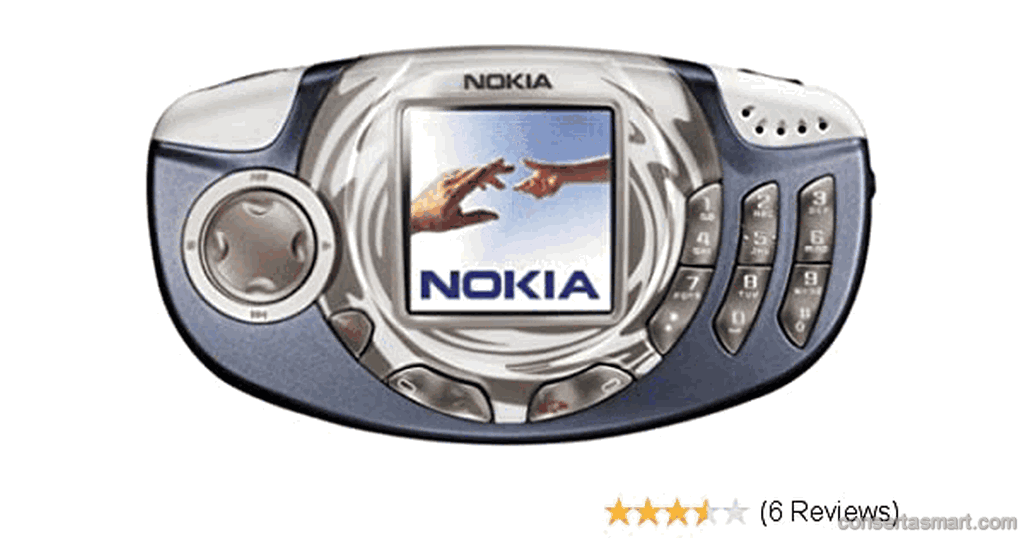 botão ruim emperrado Nokia 3300