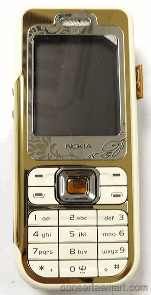 botão ruim emperrado Nokia 7360