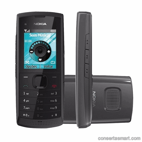 botão ruim emperrado Nokia X1-00