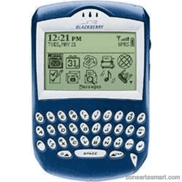 botão ruim emperrado RIM Blackberry 6220