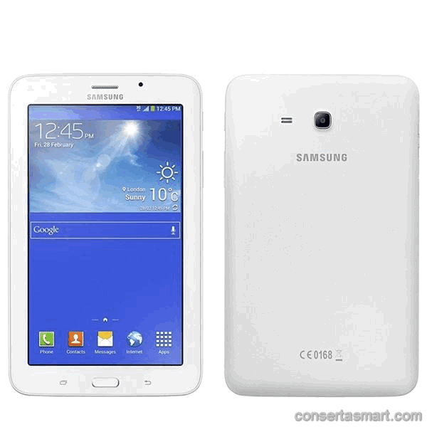 botão ruim emperrado Samsung Galaxy Tab 3 V T116NU