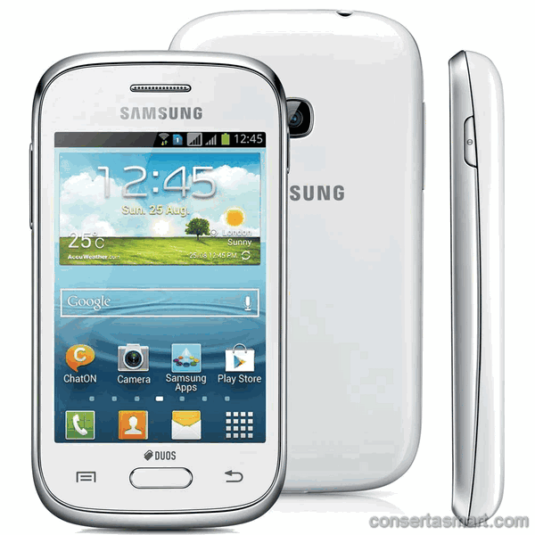 botão ruim emperrado Samsung Galaxy Young Plus TV