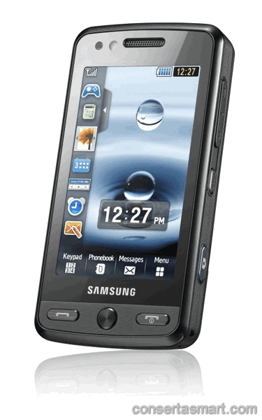 botão ruim emperrado Samsung M8800 Innov8 Touch