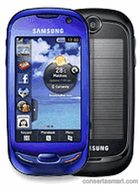 botão ruim emperrado Samsung S7550 Blue Earth
