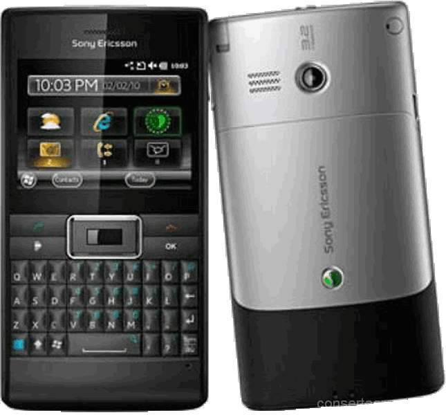 botão ruim emperrado Sony Ericsson Aspen