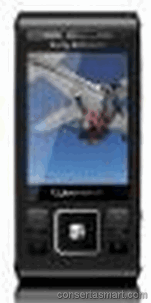 botão ruim emperrado Sony Ericsson C905