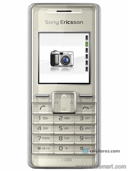 botão ruim emperrado Sony Ericsson K200i