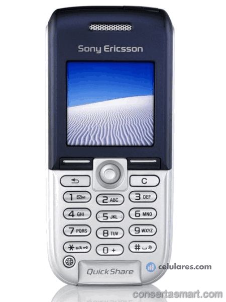 botão ruim emperrado Sony Ericsson K300i