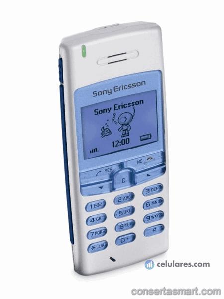 botão ruim emperrado Sony Ericsson T100