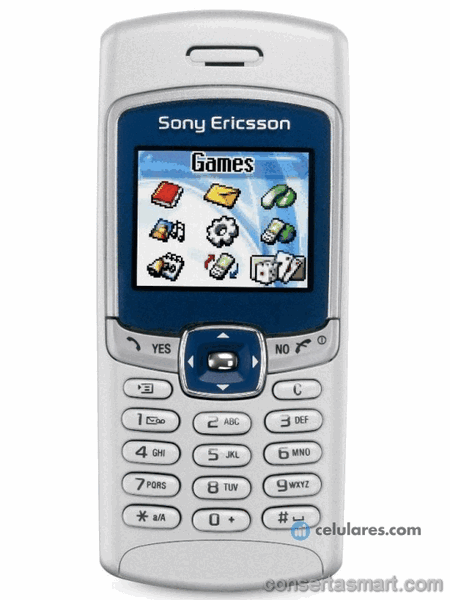 botão ruim emperrado Sony Ericsson T230