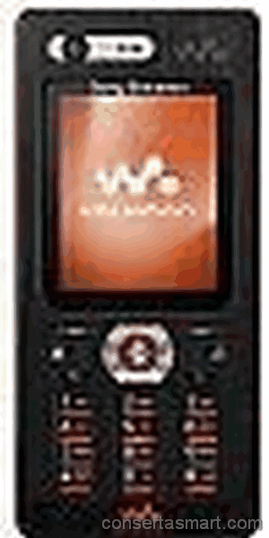 botão ruim emperrado Sony Ericsson W880i