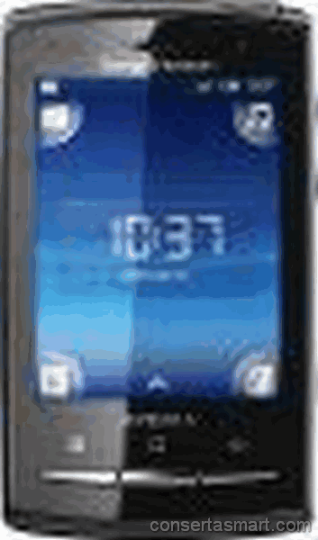 botão ruim emperrado Sony Ericsson Xperia X10 Mini Pro