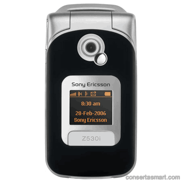 botão ruim emperrado Sony Ericsson Z530i