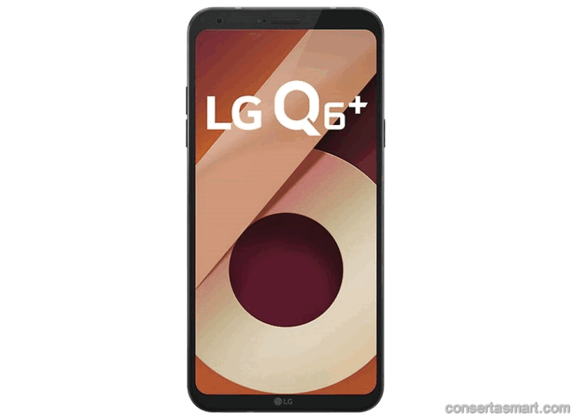 câmera fora de foco LG Q6 Plus