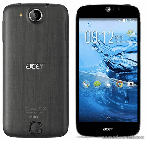 câmera não funciona Acer Liquid Z520