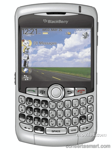 câmera não funciona BlackBerry Curve 8310