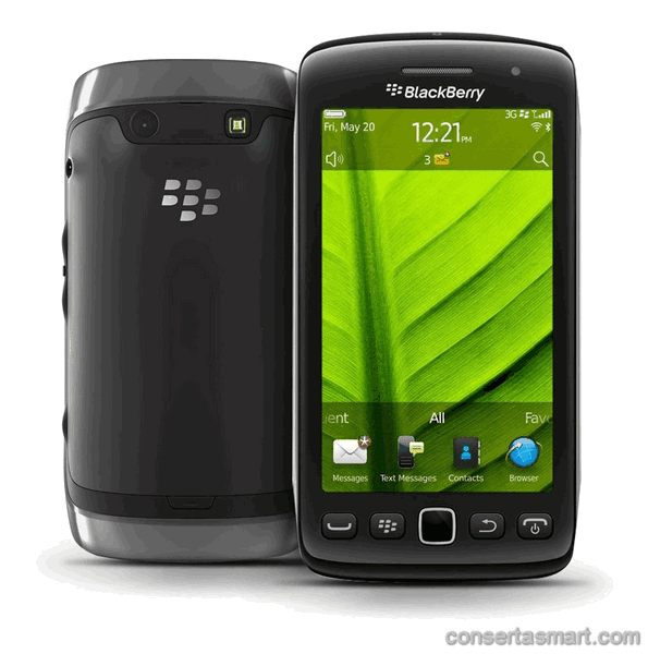 câmera não funciona BlackBerry Torch 9850