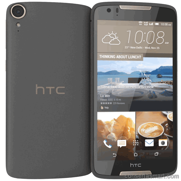 câmera não funciona HTC Desire 828