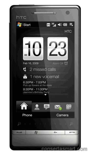 câmera não funciona HTC Touch Diamond2