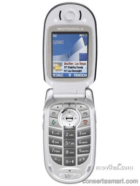 câmera não funciona Motorola V557