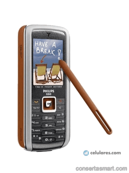 câmera não funciona Philips 550