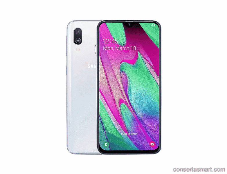 câmera não funciona Samsung Galaxy A40