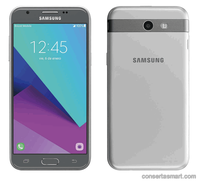 câmera não funciona Samsung Galaxy J3 Emerge