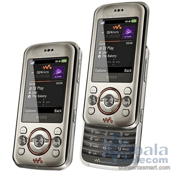 câmera não funciona Sony Ericsson W395