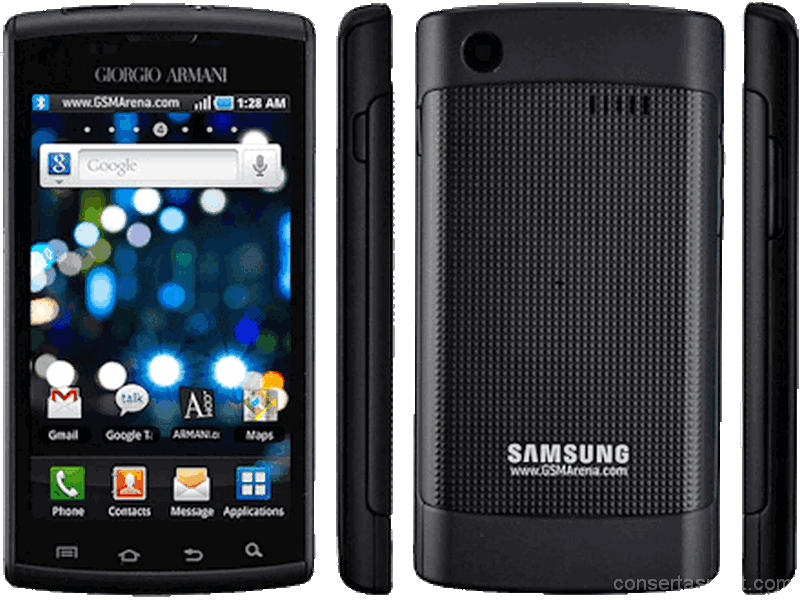 desoxidação Samsung i9010 Galaxy S Giorgio Armani