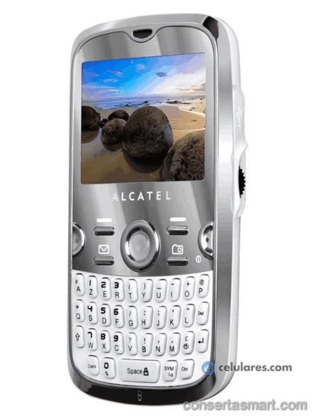 display branco listrado ou azul Alcatel One Touch 800