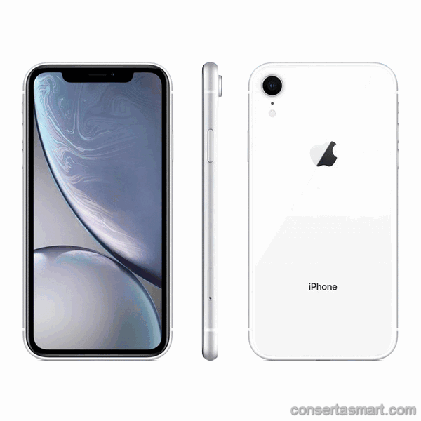 display branco listrado ou azul Apple iphone XR