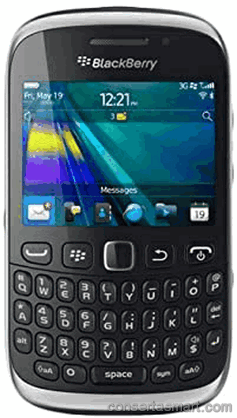 display branco listrado ou azul BlackBerry Curve 9320