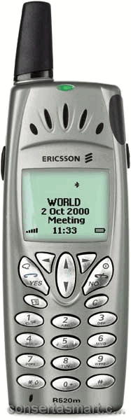 display branco listrado ou azul Ericsson R 520