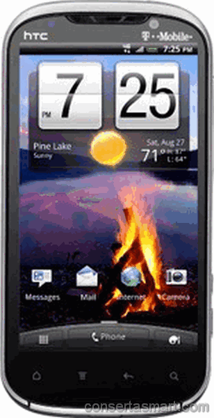display branco listrado ou azul HTC Amaze 4G