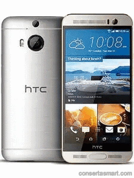 display branco listrado ou azul HTC One M9 Plus Supreme Camera