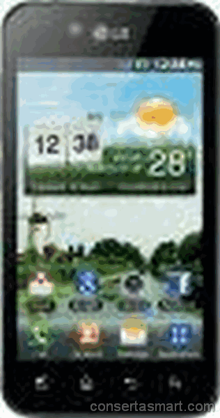 display branco listrado ou azul LG Optimus Black P970