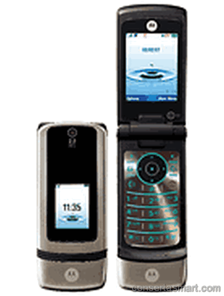display branco listrado ou azul Motorola KRZR K3