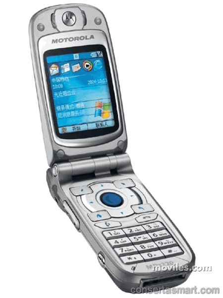display branco listrado ou azul Motorola MPx220