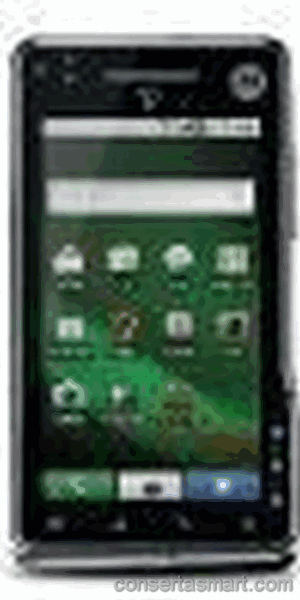 display branco listrado ou azul Motorola Milestone XT720