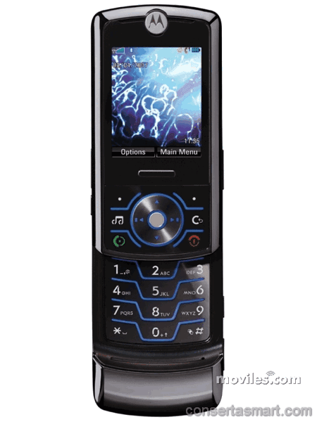 display branco listrado ou azul Motorola RIZR Z6