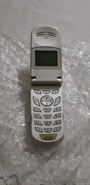 display branco listrado ou azul Motorola V150
