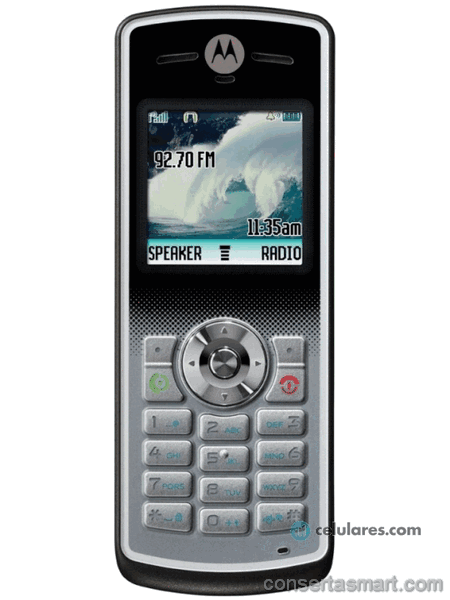 display branco listrado ou azul Motorola W181