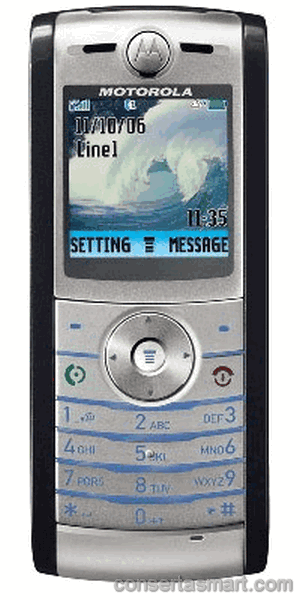 display branco listrado ou azul Motorola W215