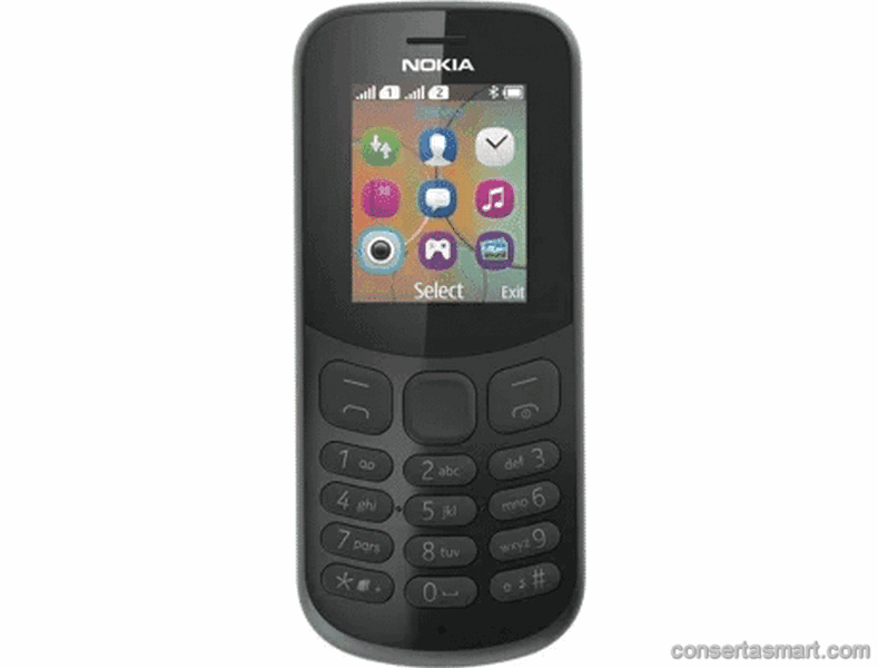 display branco listrado ou azul Nokia 130