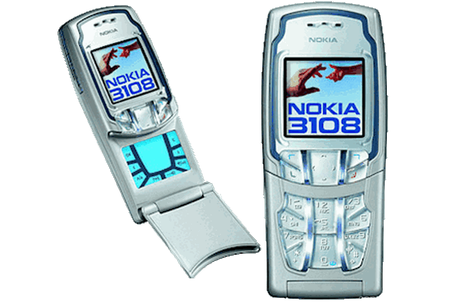 display branco listrado ou azul Nokia 3108