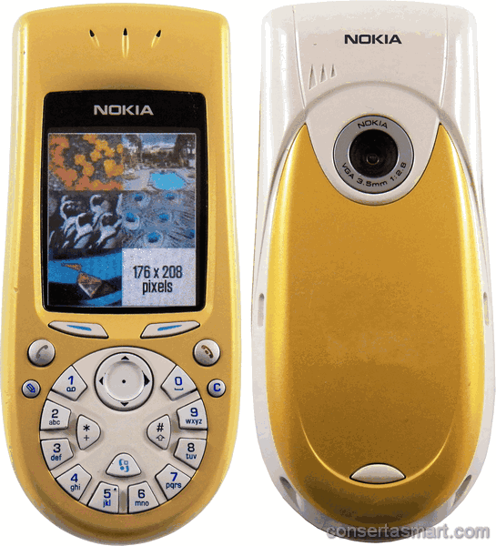 display branco listrado ou azul Nokia 3650