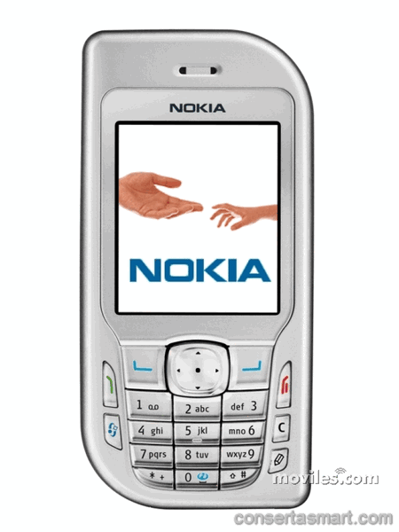 display branco listrado ou azul Nokia 6670