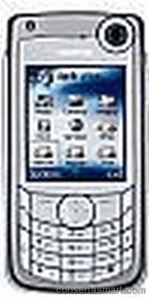 display branco listrado ou azul Nokia 6680
