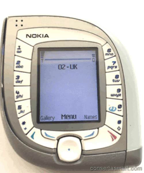 display branco listrado ou azul Nokia 7600